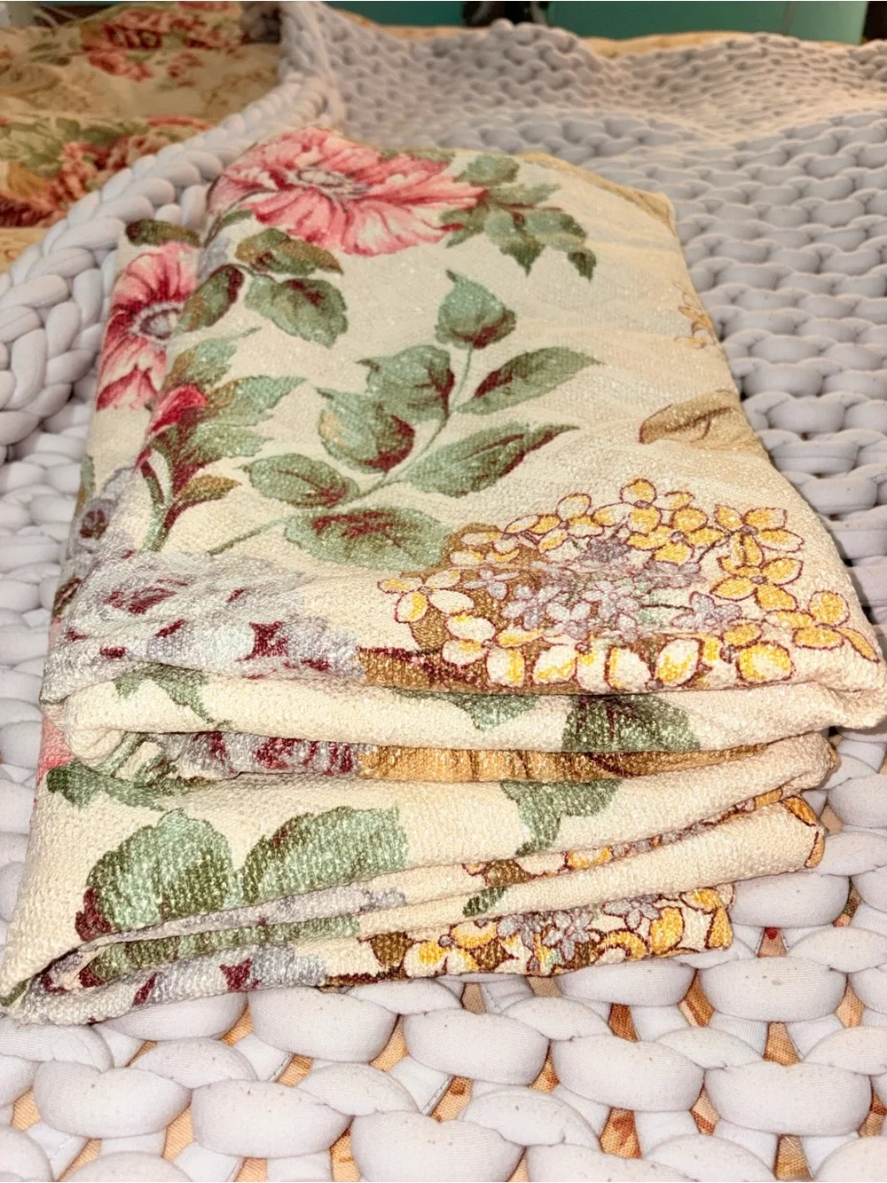 Vintage Barkcloth Curtains